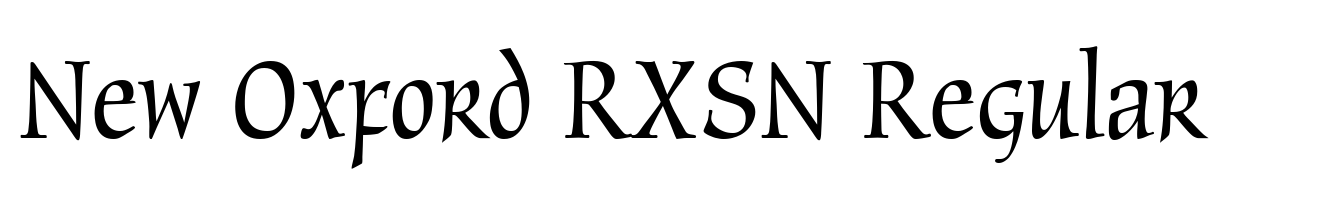 New Oxford RXSN Regular